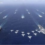 China Unjuk Kekuatan di Laut China Selatan, Kerahkan 13 Kapal Perang Termasuk 2 Kapal Induk