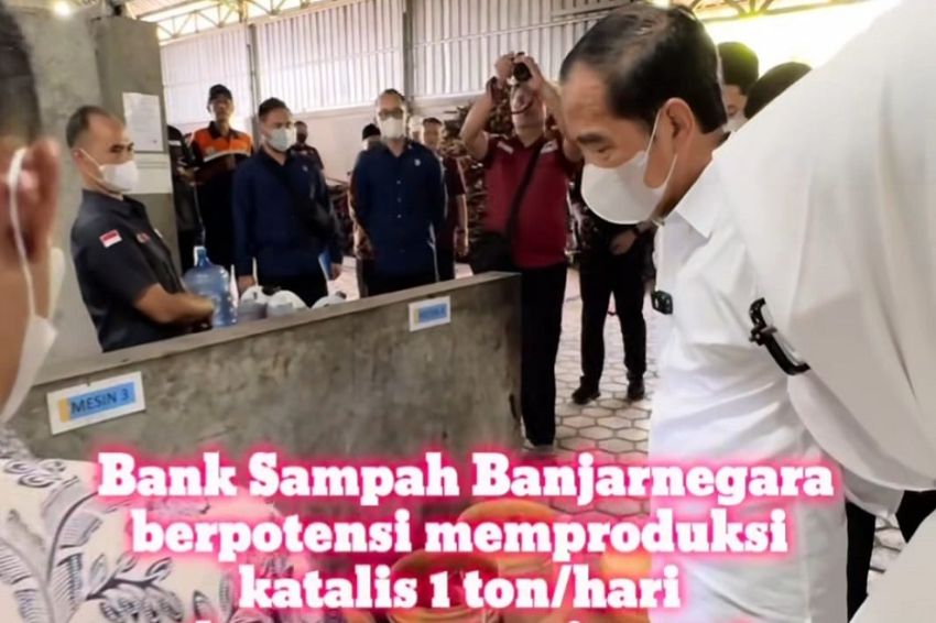 Dikawal Ratusan Aparat Kepolisian, Kunjungan Jokowi ke Bank Sampah di Jateng Disorot