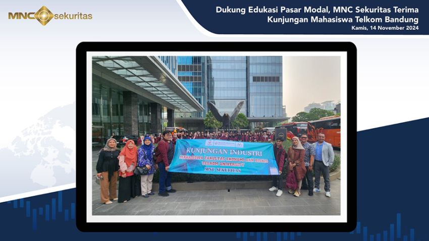 Dukung Edukasi Pasar Modal, MNC Sekuritas Terima Kunjungan Mahasiswa Telkom Bandung