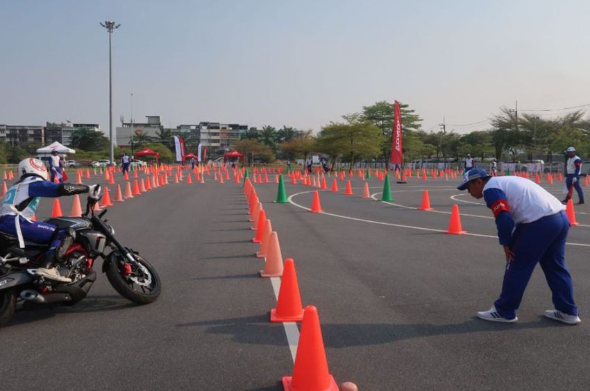 Fauzan Tanaka Juri Kompetisi Internasional Safety Riding Honda di Thailand