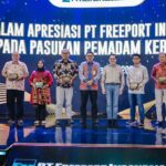 Freeport Indonesia Berikan Apresiasi kepada Pasukan Pemadam Kebakaran