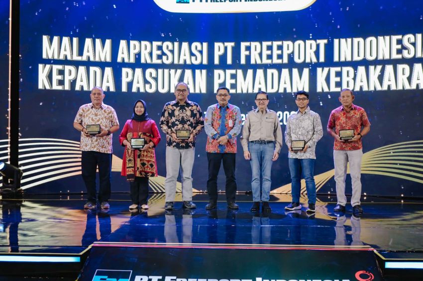 Freeport Indonesia Berikan Apresiasi kepada Pasukan Pemadam Kebakaran