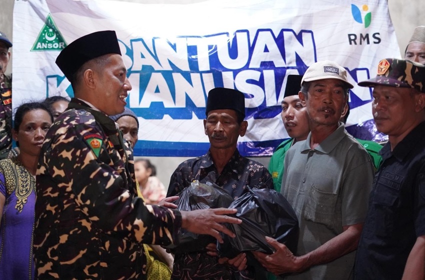 GP Ansor Bersama BNPB Salurkan Bantuan untuk Korban Banjir Jabar dan Banten