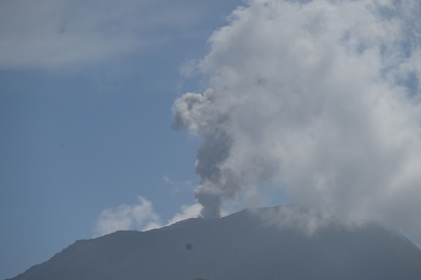 Gunung Ibu di Halmahera Barat 3 Kali Erupsi Beruntun Pagi Ini