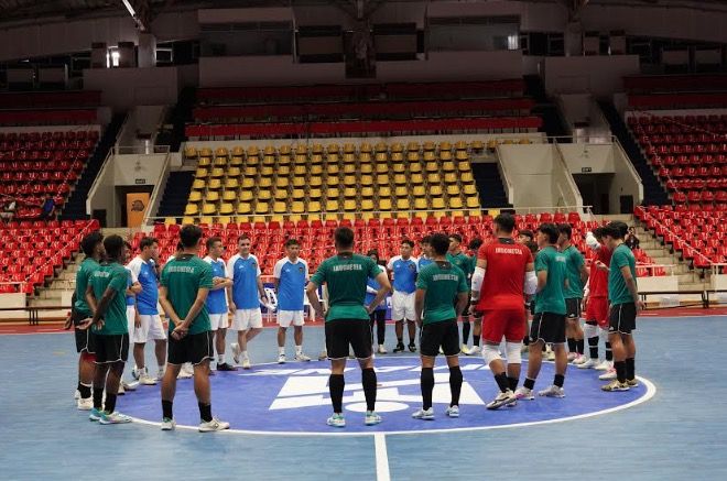 Hector Souto Sebut Timnas Futsal Indonesia Nikmati TC di Thailand