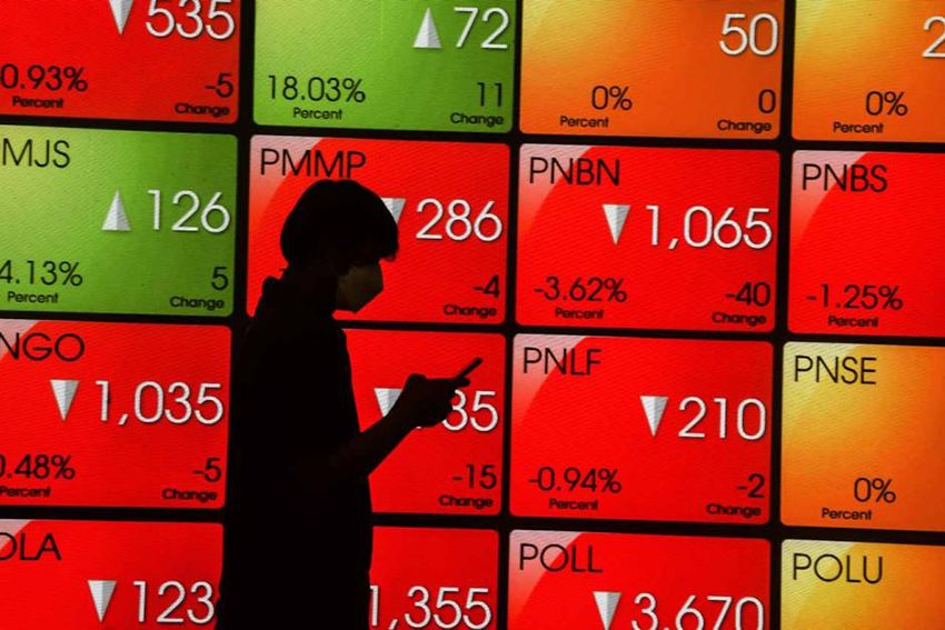 IHSG Ambles 1,02 Persen di Awal Pekan, 440 Saham Kebakaran