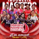 Jangan Lewatkan Indonesia Masters 2025, Mulai 21-26 Januari Pukul 08.00 WIB, Live di iNews!