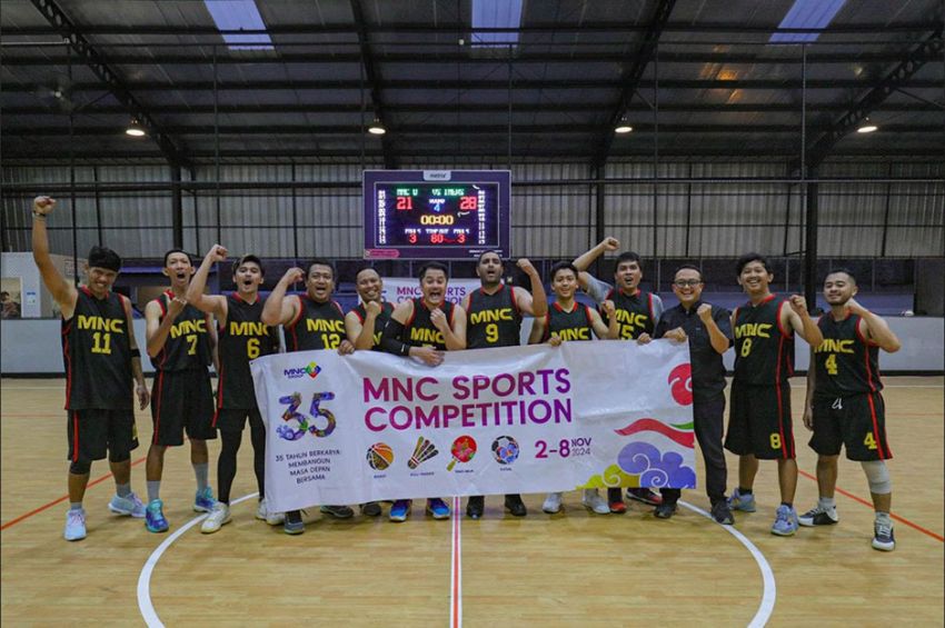 Jelang Final Cabor Basket MNC Sports Competition 2024, Skuad iNews Doakan MNC Group Semakin Jaya di HUT ke-35