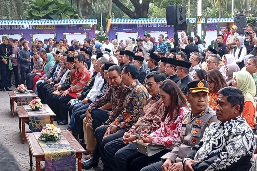 Jokowi dan Ridwan Kamil Absen Kick Off Menyongsong 5 Abad Jakarta di Balai Kota