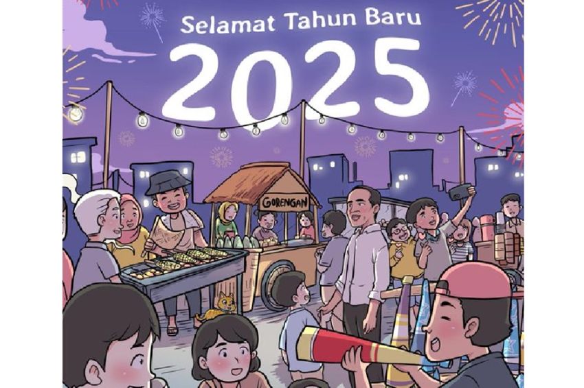 Jokowi: Selamat Tahun Baru 2025, Semoga Membawa Banyak Kebaikan, Kerukunan, dan Kehangatan