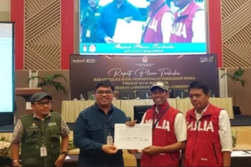 KPU Tetapkan Munafri-Aliyah sebagai Wali Kota-Wakil Wali Kota Makassar Terpilih