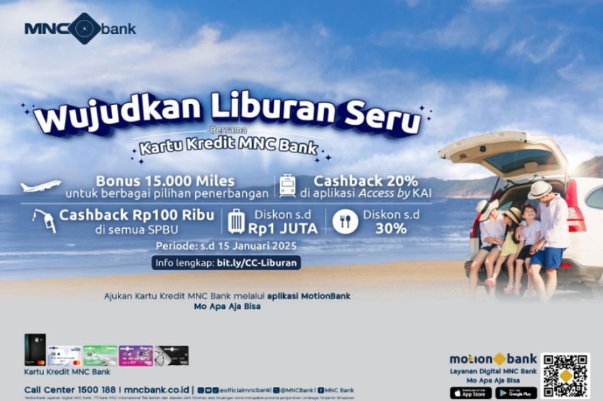 Libur akan Tiba, Sambut Liburan Akhir Tahun Bersama MNC Bank!