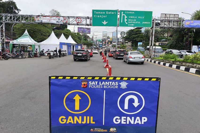 Liburan Natal 2024, Ganjil Genap Puncak Bogor Mulai Diberlakukan