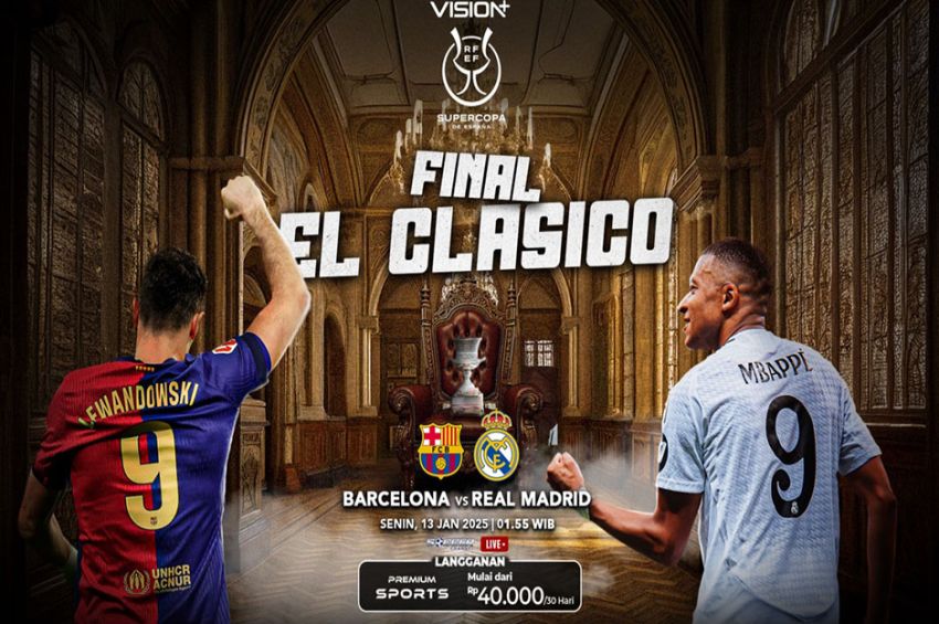 Link Streaming El Clasico, Real Madrid vs Barcelona: Tonton di Sini