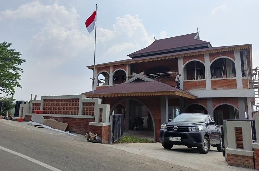 Menengok Pos Pengamanan Gabungan Dekat Rumah Prabowo di Hambalang