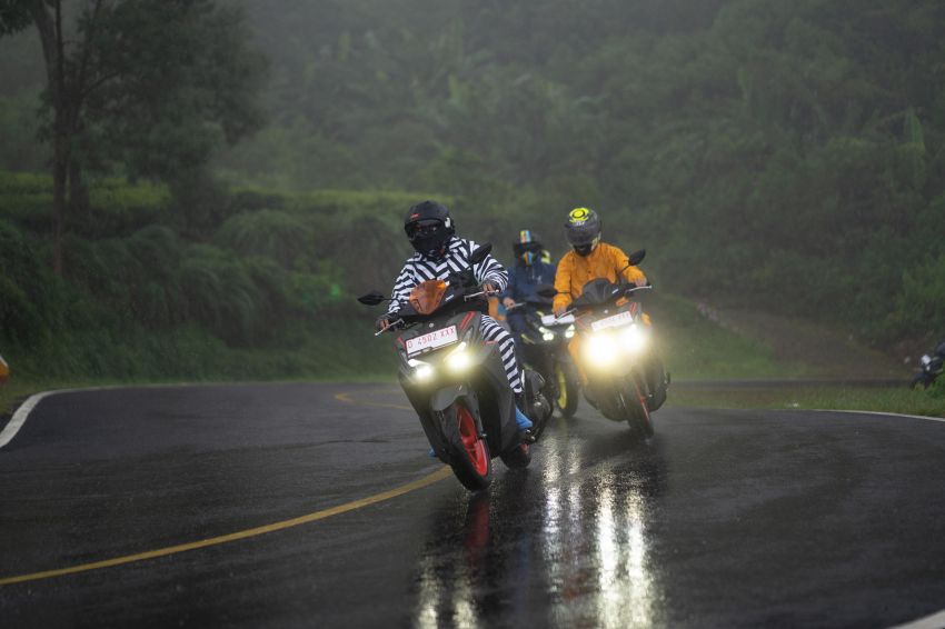 Menikmati Fitur Turbo Y-Shift di Yamaha Aerox Alpha Turbo di Rute Bandung-Ranca Bali