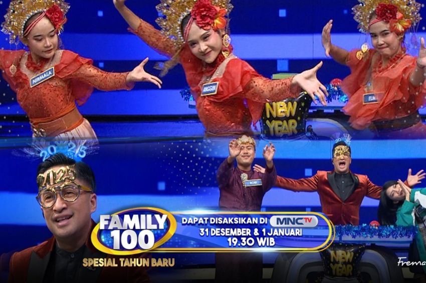 Meriahkan Malam Tahun Baru, Family 100 Bagi-bagi Hadiah dan Banyak Kejutan