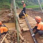 Pascabencana di Desa Ciemas, BAZNAS RI Bangun Tiga Jembatan