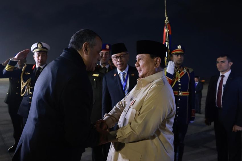 Prabowo Tiba di Mesir, Dijadwalkan Bertemu Presiden Abdel Fattah El-Sisi