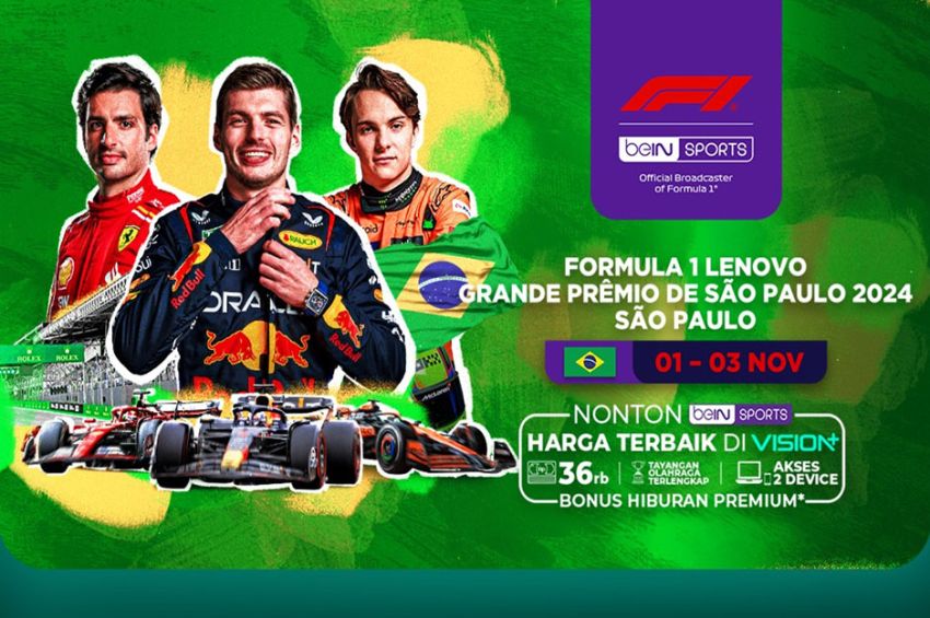 Rivalitas Berlanjut! Simak Jadwal dan Link Nonton Formula 1 Brasil