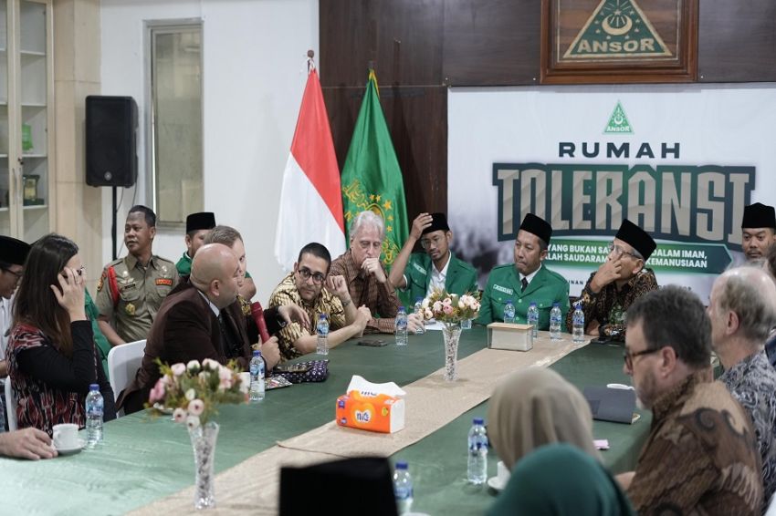 Sambut Delegasi Humanitarian Islam, Ketum GP Ansor: Selamat Datang di Rumah Toleransi