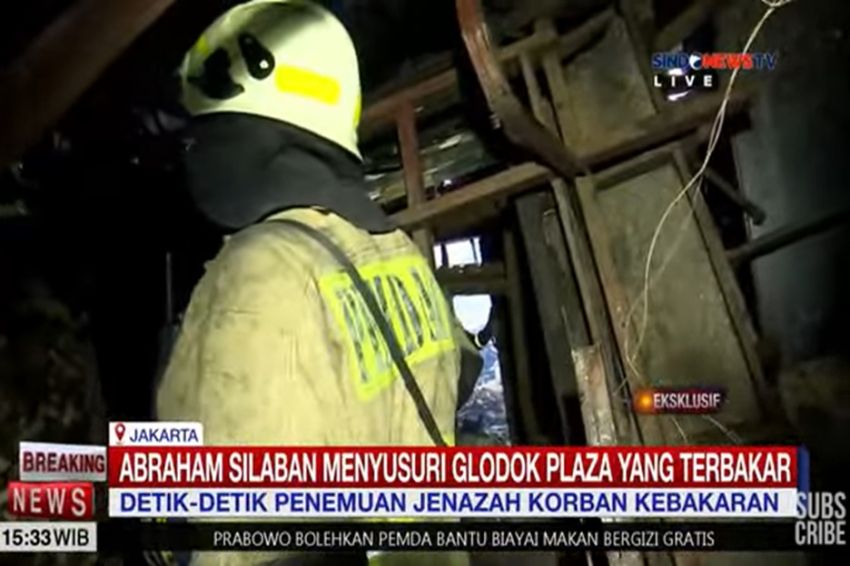 Struktur Bangunan Glodok Plaza Tak Stabil, Pencarian Korban Dihentikan Sementara