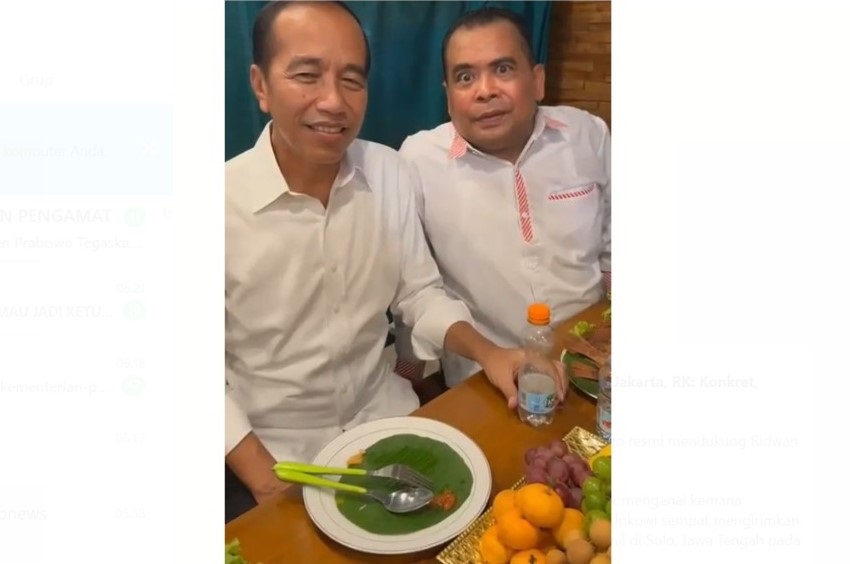 Viral Video Jokowi Dukung Ridwan Kamil di Pilkada Jakarta, RK: Konkret, Mendukung Saya