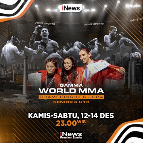 Aksi Petarung Terbaik Dunia di Gamma World MMA Champions 2024, 12-14 Desember 2024 Pukul 23.30 WIB di iNews