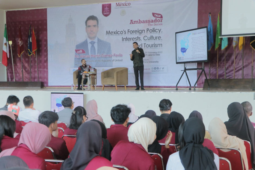 Ambassador Talk Universitas Nusa Putra, Kuasa Usaha Meksiko Ajak Mahasiswa Ikut Pertukaran Pelajar