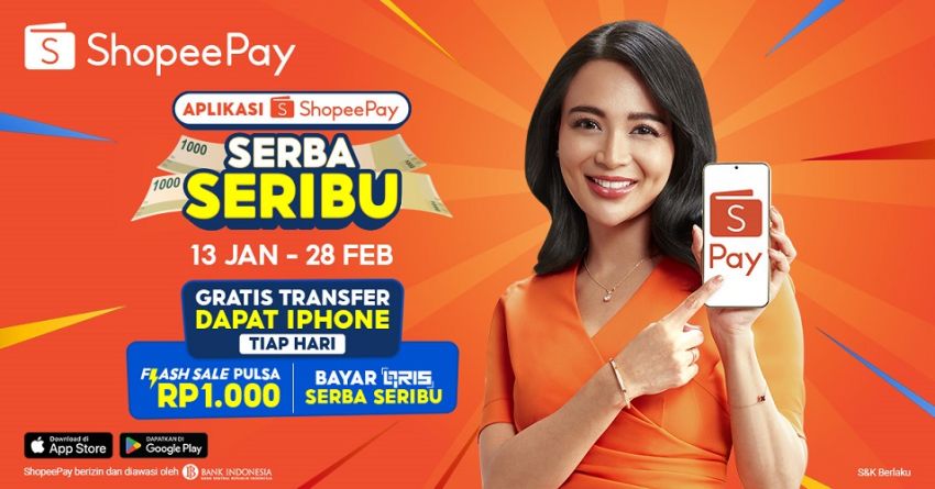 Awali Tahun Baru dengan Transaksi Hemat melalui Promo Menarik Aplikasi ShopeePay, Serba Seribu!