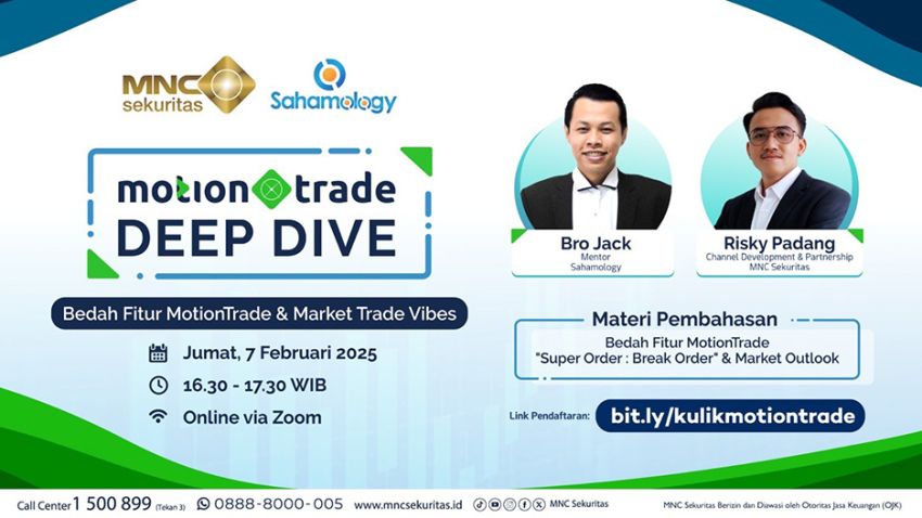 Ayo Kulik Aplikasi MotionTrade di Webinar MotionTrade Deep Dive Bedah Fitur MotionTrade & Market Trade Vibes Bersama Sahamology