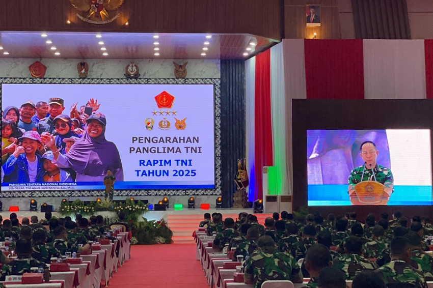 Buka Rapim TNI, Panglima Agus Apresiasi Jajarannya Jaga Situasi Kondusif Pemilu 2024