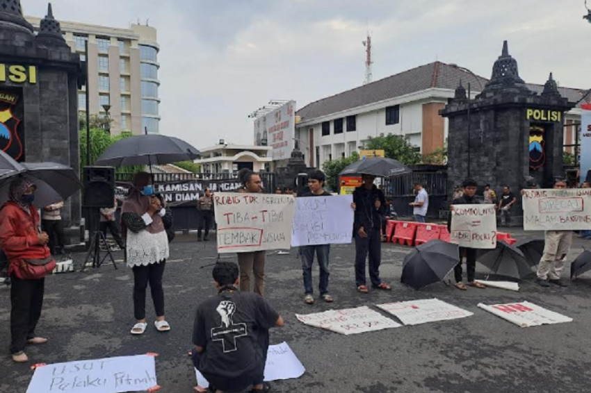 Buntut Penembakan Gamma, Massa Aksi Kamisan Semarang Tuntut Kapolrestabes Semarang Dicopot