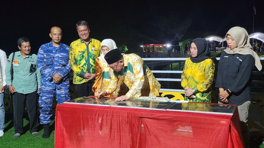 Bupati Kotabaru Resmikan Mamake SJA Hill, Bangunan Saijaan Landing Area Paralayang, dan Sirkuit SJA Tbk