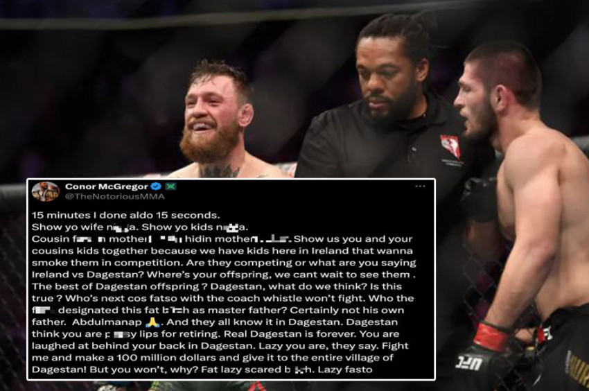 Conor McGregor Ancam Khabib Nurmagomedov, Netizen Marah: Malu lah, Pecundang!