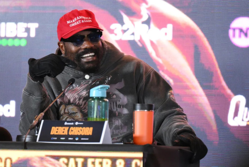 Derek Chisora Tegur Wartawan saat Konferensi Pers: Bolehkah Saya ke Tempat Kerja Anda dan Buat Keributan!