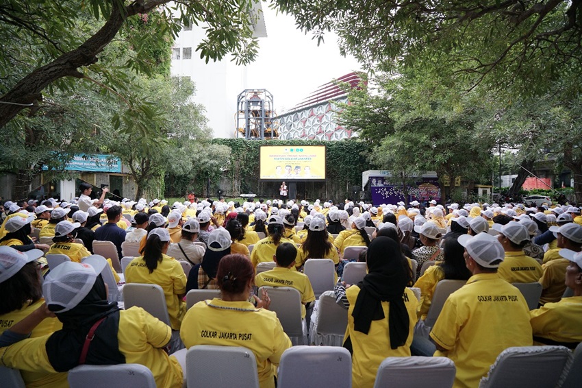 Gelar Bimtek, 2.000 Lebih Saksi Kader Golkar Jakarta Amankan Suara RIDO