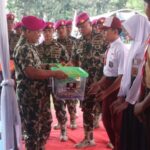 HUT ke-79 Korps Marinir, Dankormar Apresiasi Brigif 4 Mar Gelar Baksos di Lampung