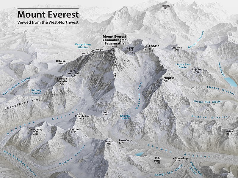 Ini Lokasi 2 Gunung yang Diklaim Ketinggiannya Melebihi Everest