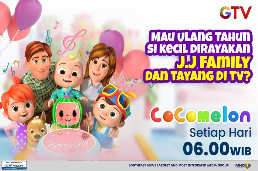 Its Family Time! Sekarang Ulang Tahun si Kecil Bisa Dirayakan Bareng Cocomelon di GTV