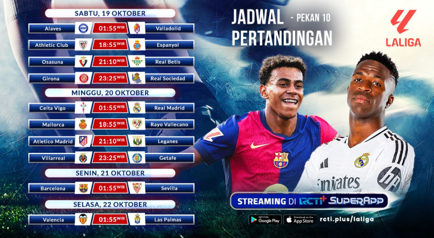 Jadwal Live Streaming La Liga Pekan ke-10, Barcelona Tanding Lawan Sevilla