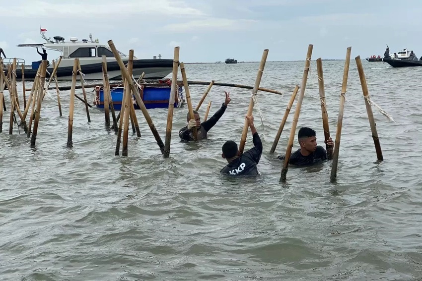 Kasus Dugaan Korupsi Pagar Laut Tangerang Dilaporkan ke Kejagung