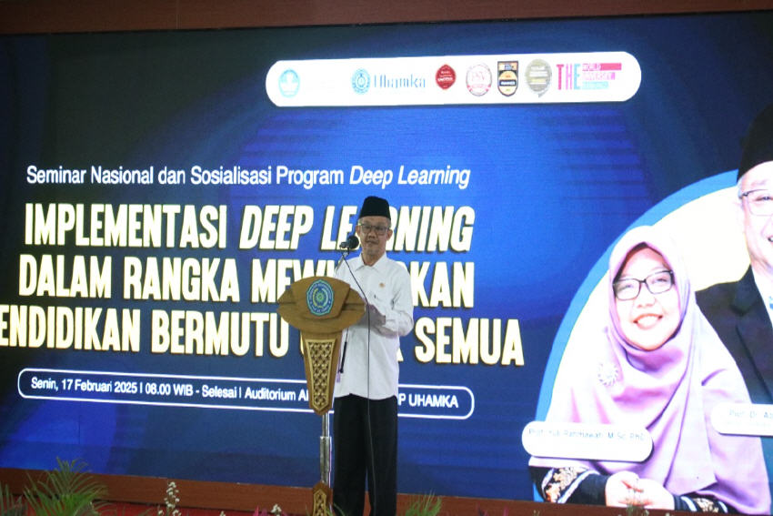 Kenalkan Inovasi Pembelajaran Mendikdasmen, Uhamka Gelar Seminar Nasional Program Deep Learning