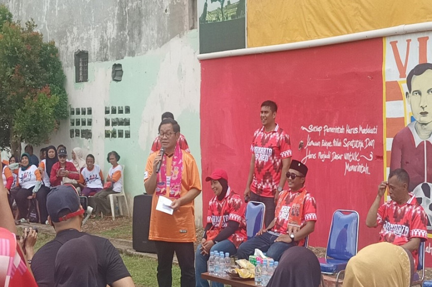 Kerja Bakti di Stadion VIJ, Pramono: Supaya Bisa Jadi Basecamp Latihan Persija