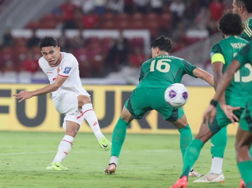 Marselino Ferdinan Gandakan Keunggulan Timnas Indonesia atas Arab Saudi 2-0