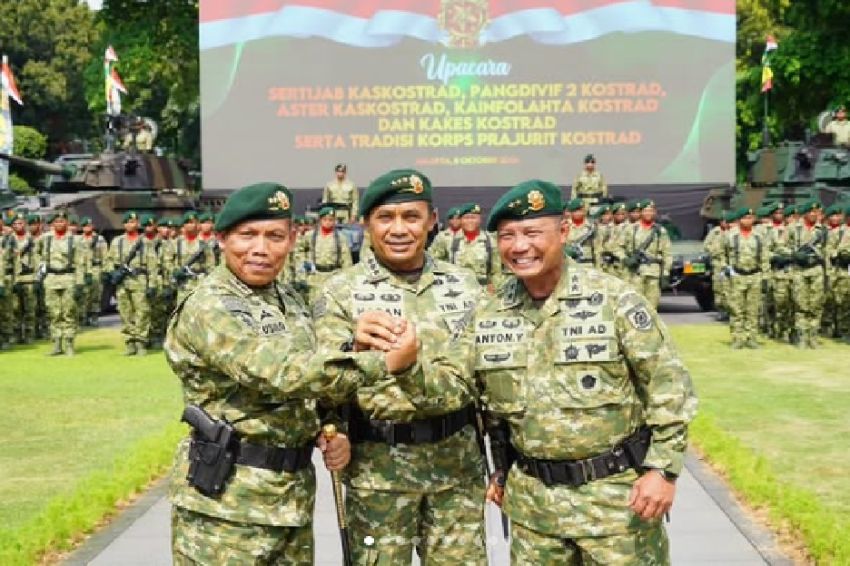 Mayjen yang Jadi Panglima Divif Kostrad, Nomor 1 dan 3 Teman Seangkatan KSAD Maruli Simanjuntak