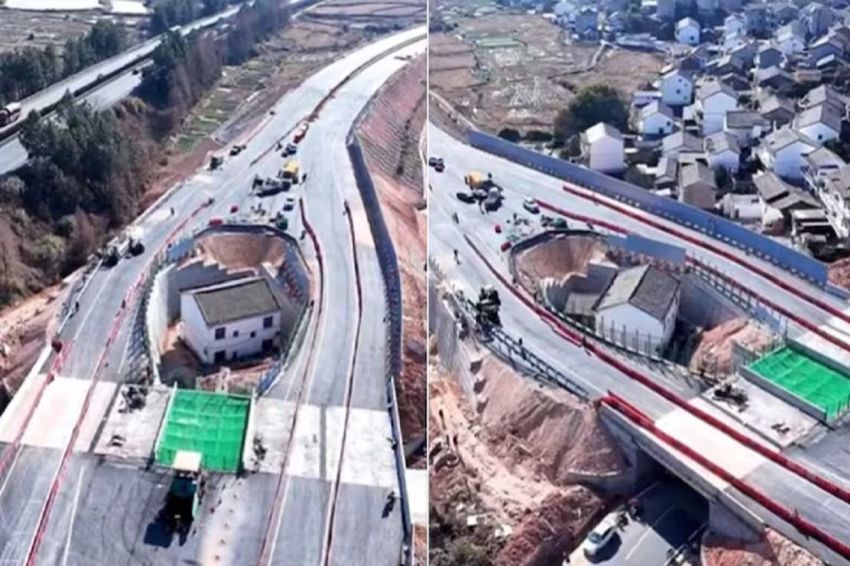 Pria China Menolak Digusur dengan Tawaran Rp3,5 Miliar, Kini Menyesal Rumahnya Dikepung Jalan Tol