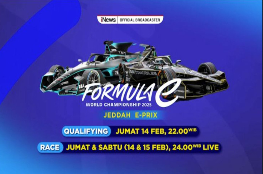 Saksikan Aksi Oliver Rowland di Formula E-Prix Jeddah! Live di iNews Premium Sports Pukul 22.00 WIB