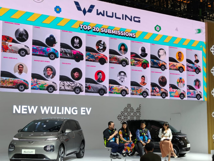 Wuling BinguoEV Jadi Wadah Seniman JICAF Berkreasi