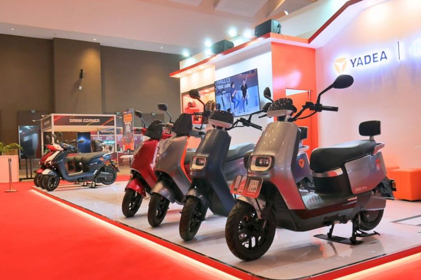 Yadea Hadirkan Motor-motor Berfitur Cerdas di IIMS 2025